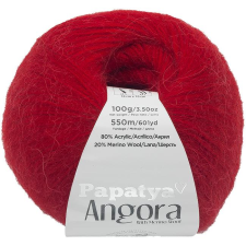 Bellatex Angora Merino Papatya 100g - 3080 piros (10092) rövidáru