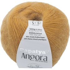 Bellatex Angora Merino Papatya 100g - 8740 mustár rövidáru