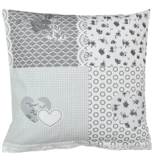 Bellatex Bavlněný - 40 × 40 cm - srdce patchwork lakástextília