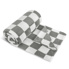 Bellatex Camping PLUS pléd szürke kocka, 150 x 200 cm, szürke lakástextília