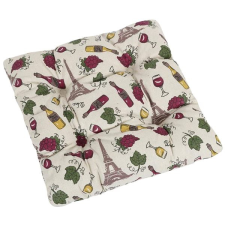 Bellatex DANA prošívaný - 40 × 40 cm, prošívaný - víno lakástextília