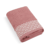 Bellatex Frotté törölköző Csipke , 50 x 100 cm, régi rózsaszín, 50 x 100 cm