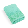 Bellatex Frotté törölköző Csipke, 70 x 140 cm, türkiz, 70 x 140 cm