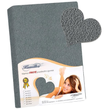 Bellatex frottír lepedő, 120×200 cm, sötétszürke lakástextília