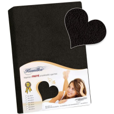 Bellatex frottír lepedő, 160×200 cm, fekete (431) lakástextília