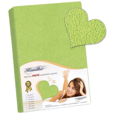 Bellatex frottír lepedő, 200×220 cm, olívzöld lakástextília