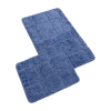 Bellatex Fürdőszoba szőnyeg szett kivágás nélkül BANYSILVER kék, 60 x 100, 60 x 50 cm, kék