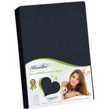 Bellatex J4 Jersey lepedő, 120×200 cm, fekete (10011) lakástextília