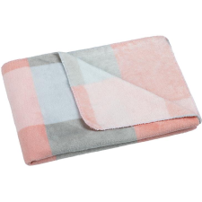 Bellatex Korall Micro 1015 / 030 100 × 150 pink cube (11146) lakástextília