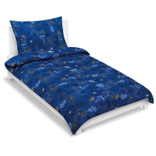 Bellatex krepp ágyneműhuzat, 80/518, rét, sötétkék, 140×200 + 70×90 cm lakástextília