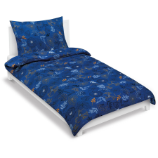 Bellatex krepp ágyneműhuzat, 80/518, rét, sötétkék, 140×200 + 70×90 cm (11612) lakástextília