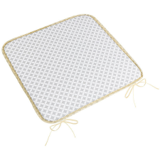 Bellatex Sedák ADÉLA 3405 hladký 40 × 40 kosočtverce šedobílé lakástextília