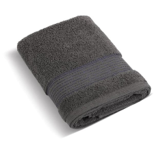 Bellatex Terry Collection Stripe 16/44 - 50 × 100 cm - sötétszürke lakástextília