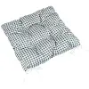 Bellatex Ülőpárna BERTA, 4110 steppelt 40 × 40, kockás, szürke
