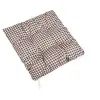 Bellatex Ülőpárna BERTA 41/608 steppelt 40 × 40 cm, barna kockás