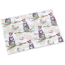 Bellatex vékony párna csecsemőknek, 42×32 cm, bagoly az ágon lakástextília