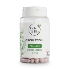 Belle&Bio Circulation+ 120 kapszula, Nehéz lábak, vénás tonik vitamin és táplálékkiegészítő
