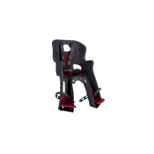 Bellelli Rabbit Handlefix gyerekülés előre, adapteres, sötét szürke-piros kerékpáros gyermekülés