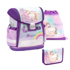 BELMIL Classy Lovas/Rainbow Unicorn Magic iskolatáska szett (403-13) iskolatáska