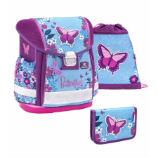 BELMIL Classy Pillangós/Jeans Butterfly iskolatáska szett (403-13) iskolatáska