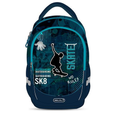 BELMIL Iskolatáska, cipzáras, BELMIL "Leisure Plus Skate", gördeszka iskolatáska