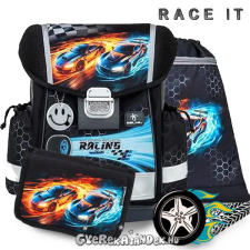 BELMIL merevfalú versenyautós iskolatáska SZETT - Race it iskolatáska