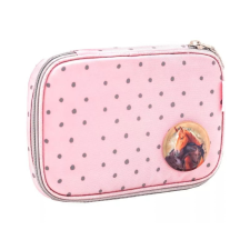 BELMIL szögletes tolltartó, Pink Dots/Lovas tolltartó