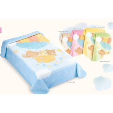  Belpla Baby perla gold pléd (538) 80*110 green dobozos babaágynemű, babapléd