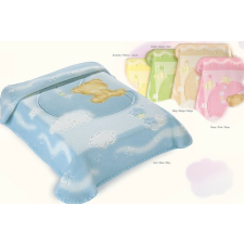 BELPLA Belpla Baby perla gold pléd (536) 110*140 zöld - dobozos babaágynemű, babapléd