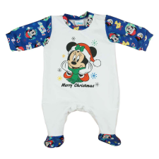  Belül bolyhos hosszú ujjú rugdalózó karácsonyi Mickey egér mintával - 62-es méret rugdalózó