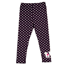  Belül enyhén bolyhos kislány leggings cica mintával