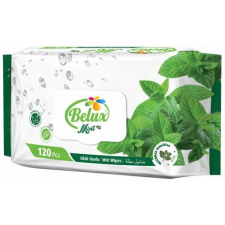 Belux nedves törlőkendő menthol-citrom (MINT) 120 db flip top tisztító- és takarítószer, higiénia