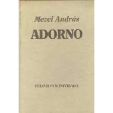 Belvárosi Könyvkiadó Adorno (zsidó versek) antikvárium - használt könyv