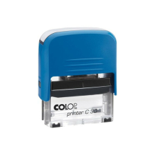  Bélyegző C30 Colop kék átlátszó ház/fekete párna bélyegző