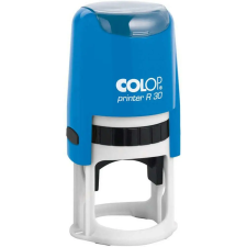  Bélyegző R30 Printer Colop kék ház/natúr párna kör lenyomat bélyegző
