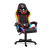 BEMADA RGB LED-es gamer szék - karfával, párnával - fekete / piros