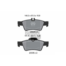 BENDIX Braking fékbetétkészlet, tárcsafék BENDIX Braking BPD1097 autóalkatrész