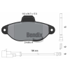 BENDIX Braking fékbetétkészlet, tárcsafék BENDIX Braking BPD1114