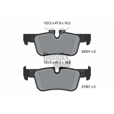 BENDIX Braking fékbetétkészlet, tárcsafék BENDIX Braking BPD1157 autóalkatrész