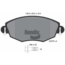 BENDIX Braking fékbetétkészlet, tárcsafék BENDIX Braking BPD1342 autóalkatrész