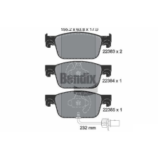BENDIX Braking fékbetétkészlet, tárcsafék BENDIX Braking BPD1359 autóalkatrész