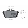 BENDIX Braking fékbetétkészlet, tárcsafék BENDIX Braking BPD1395