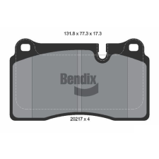BENDIX Braking fékbetétkészlet, tárcsafék BENDIX Braking BPD1690 autóalkatrész