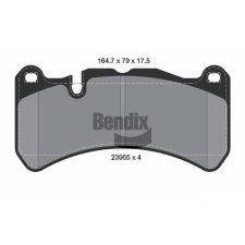 BENDIX Braking fékbetétkészlet, tárcsafék BENDIX Braking BPD2068 autóalkatrész