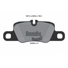BENDIX Braking fékbetétkészlet, tárcsafék BENDIX Braking BPD2170 autóalkatrész