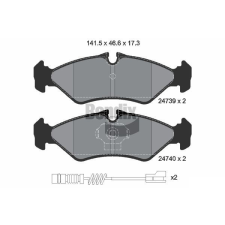 BENDIX Braking fékbetétkészlet, tárcsafék BENDIX Braking BPD2192 autóalkatrész