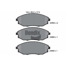 BENDIX Braking fékbetétkészlet, tárcsafék BENDIX Braking BPD2202 autóalkatrész