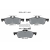 BENDIX Braking fékbetétkészlet, tárcsafék BENDIX Braking BPD2220