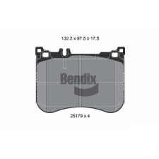 BENDIX Braking fékbetétkészlet, tárcsafék BENDIX Braking BPD2230 autóalkatrész