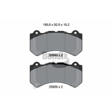 BENDIX Braking fékbetétkészlet, tárcsafék BENDIX Braking BPD2432 autóalkatrész